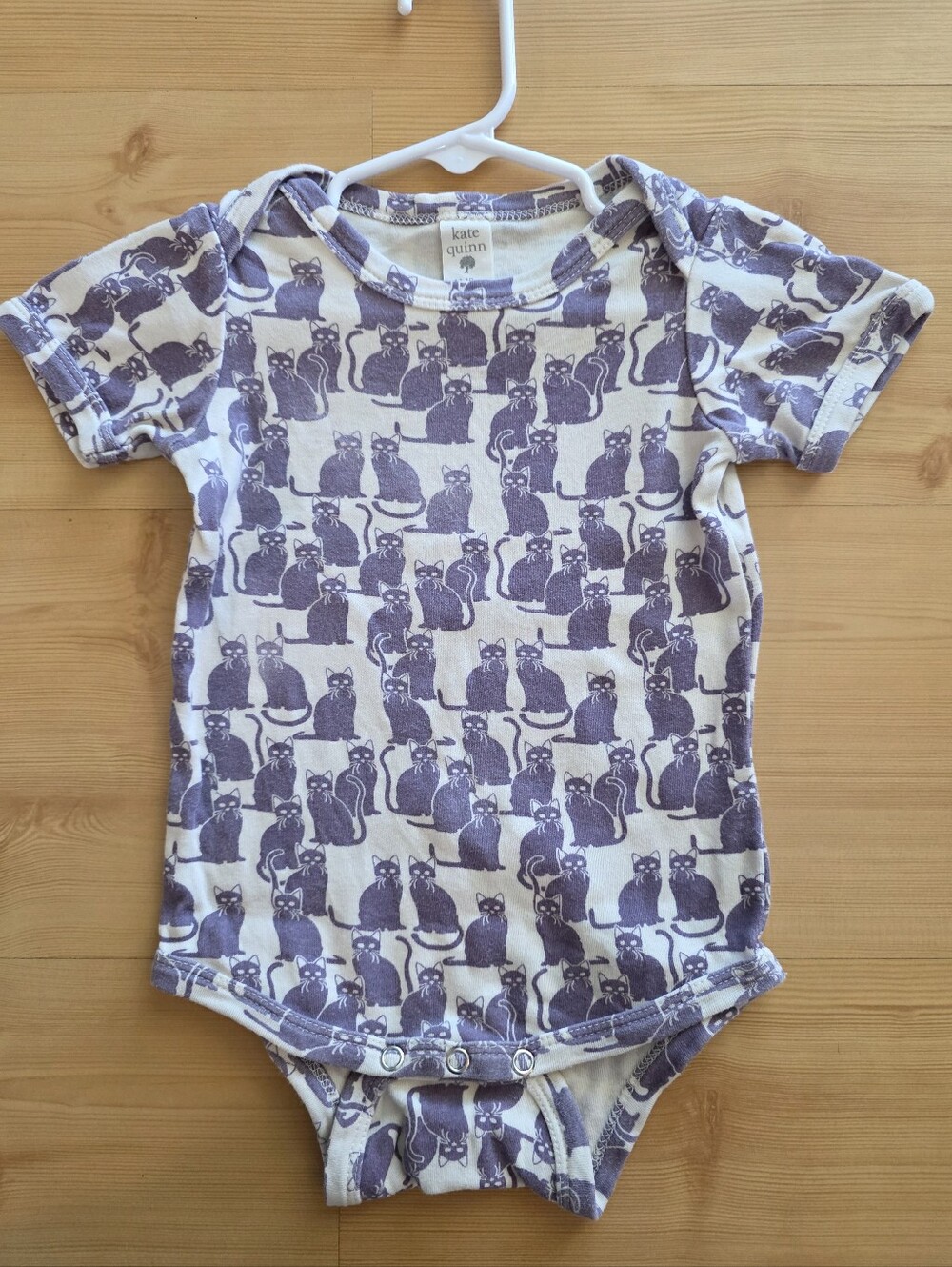 Kate Quinn Purple Cat 12-18M Cotton